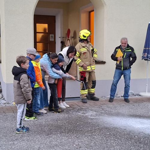 Löschprobe mit Handlöscher