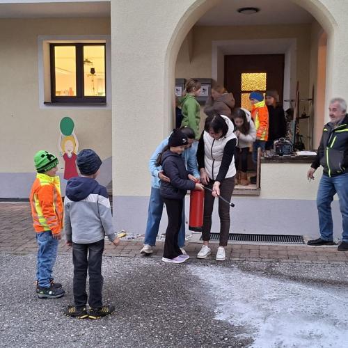 Löschprobe mit Handlöscher