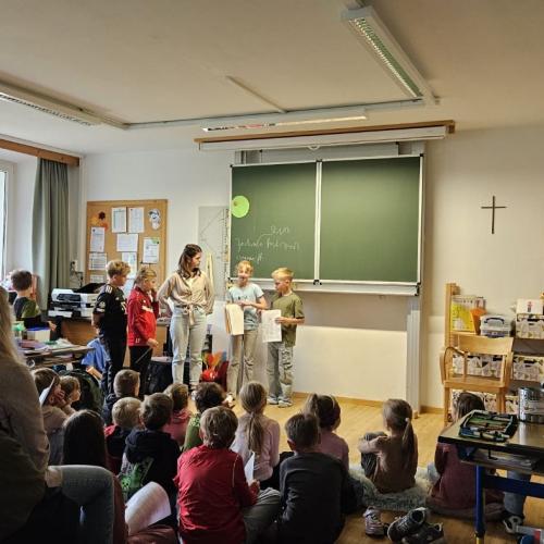 Schüler stellen die Stationen beim Abschluss vor 